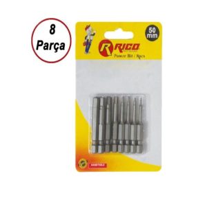 Rico 8 Parça Allen Alyan Bits Uç Seti 50 Mm - 005-Kk1132