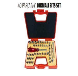 Rico 1/4 40 Parça Lokmalı Bits Set Lokma Takımı - 007-Rc4513