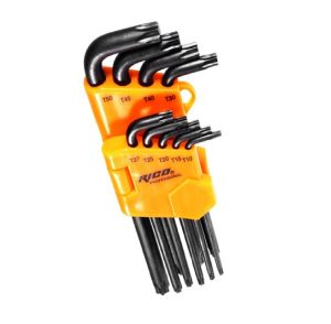 Rico 9 Parça Torx Uzun Anahtar Allen Anahtar Takımı - 013-RC0207