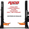 Rico 4 Ton Tam Otomatik Hidrolik Lift 680 Kg