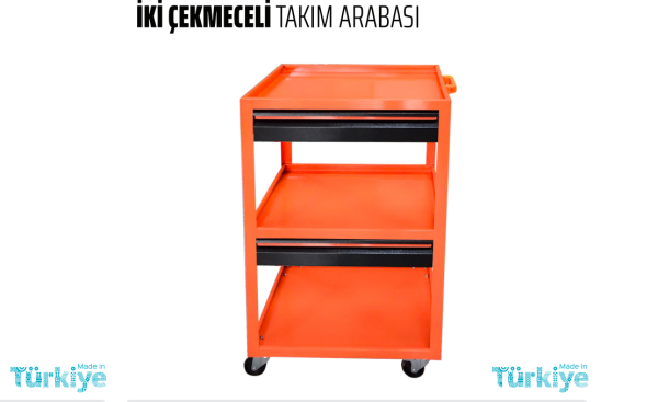 Rico 2 Çekmeceli Oto Tamir Takım Arabası Servis Arabası