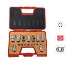 Rico 1/2 1/4 Kısa 16 Parça  İç Torx E Lokma Takımı Seti