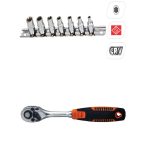 Rico 1/4 Cırcır Kolu 1/4 E Torx Lokma Seti