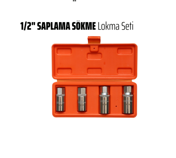 Rico Saplama Sökme Lokması Seti Takımı 1/2 4 Parça - 006-Rc1332