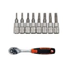 Rico 1/4 Cırcır Kolu 1/4 Torx Lokma Seti