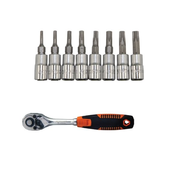 Rico 1/4 Cırcır Kolu 1/4 Torx Lokma Seti - Kk14103