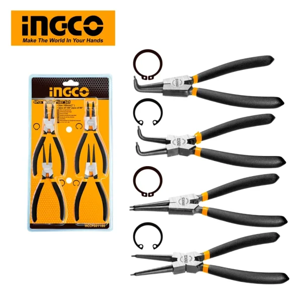 Ingco Profesyonel Segman Pensesi Seti 180Mm - Hccps01180