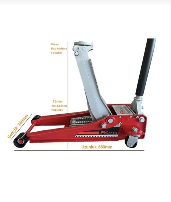Friko 3 Ton Hidrolik Araç Krikosu Çift Piston