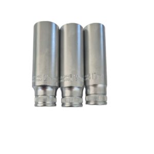 Rico 1/2 Cr-V Çelik Uzun Derin Lokma Seti 17-19-21mm