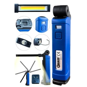 ARM 1000 Lümen Şarjlı Led Lamba Mıknatıslı Fener