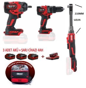 Arm Şarjlı Set 1/2 1100Nm Somun Sökme - Arm-Set-01100