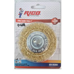 Rico 3” Pimli Daire Fırça 75mm