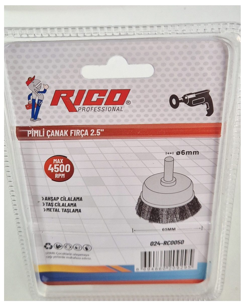 Rico Pimli Çanak Fırça 63Mm - 024-Rc0050 Rico Pimli Çanak Fırça 63Mm - 024-Rc0050