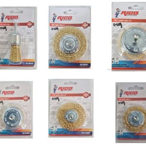 Rico Pimli Daire Çanak Tel Fırça Seti 6 Parça