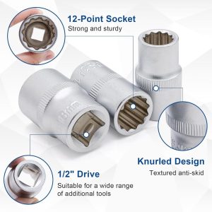 ARM 1/2 17mm Kısa Yıldız Lokma CR-V