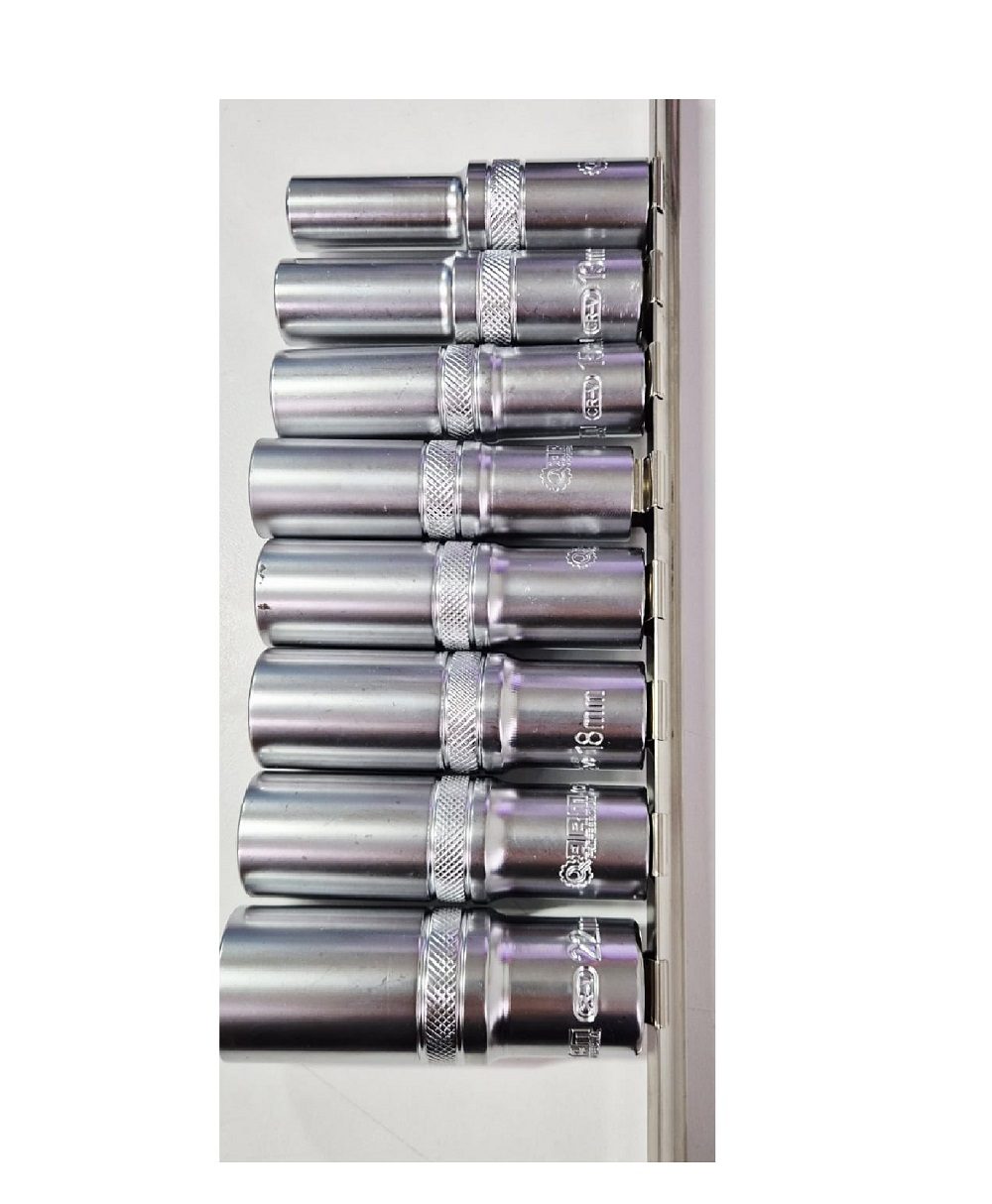 Arm 1/2 Uzun Derin Lokma Takımı 6 Köşe Cr-V - Armu0812 Arm 1/2 Uzun Derin Lokma Takımı 6 Köşe Cr-V 8 Parça