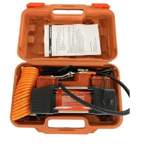 Rico - Friko Araç Araba Lastik Bot Şişirme Kompresörü Çelik Gövde Çift Pistonlu