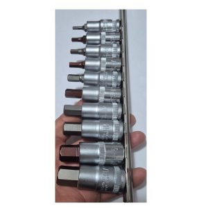 Rico CR-V 10 Parça 1/2 Kısa Allen Lokma Takımı