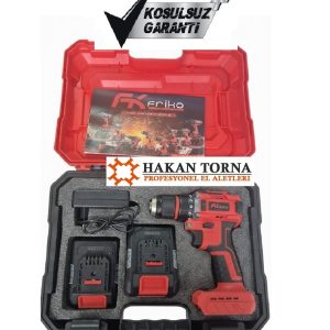 Friko 50Nm Şarjlı Matkap Vidalama 2Ah 21V