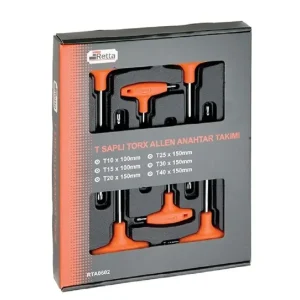 Retta Te Saplı Torx Allen Takımı Seti