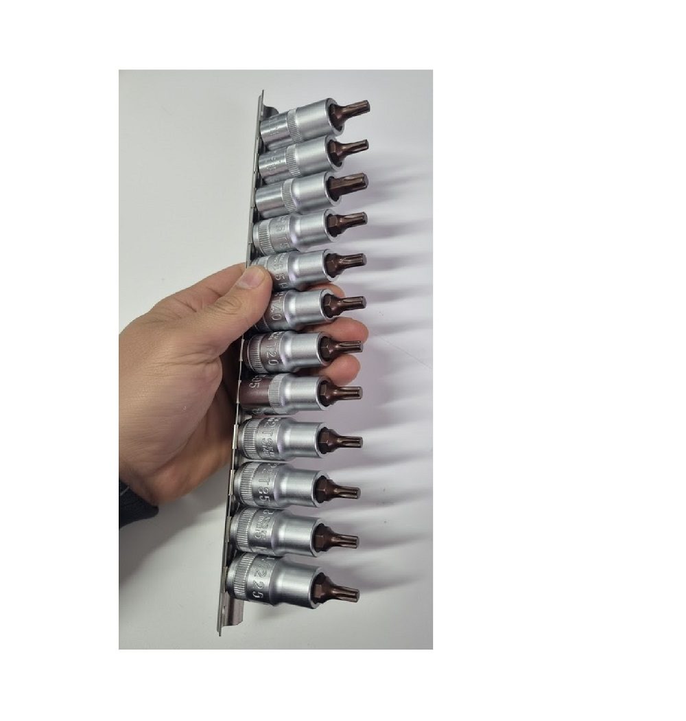 Rico 1/2 Kısa Lokmalı Torx Bits Uç Takımı - Rc9511-1 Rico 1/2 Kısa Lokmalı Torx Bits Uç Takımı Seti 11 Parça