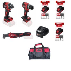 Rico - Arm 1/2 Somun Sökme Sıkma Matkap Seti Cırcır Seti 2Ah Rb-Sd2108-W Rb-Db2102T Rb-Jb120A