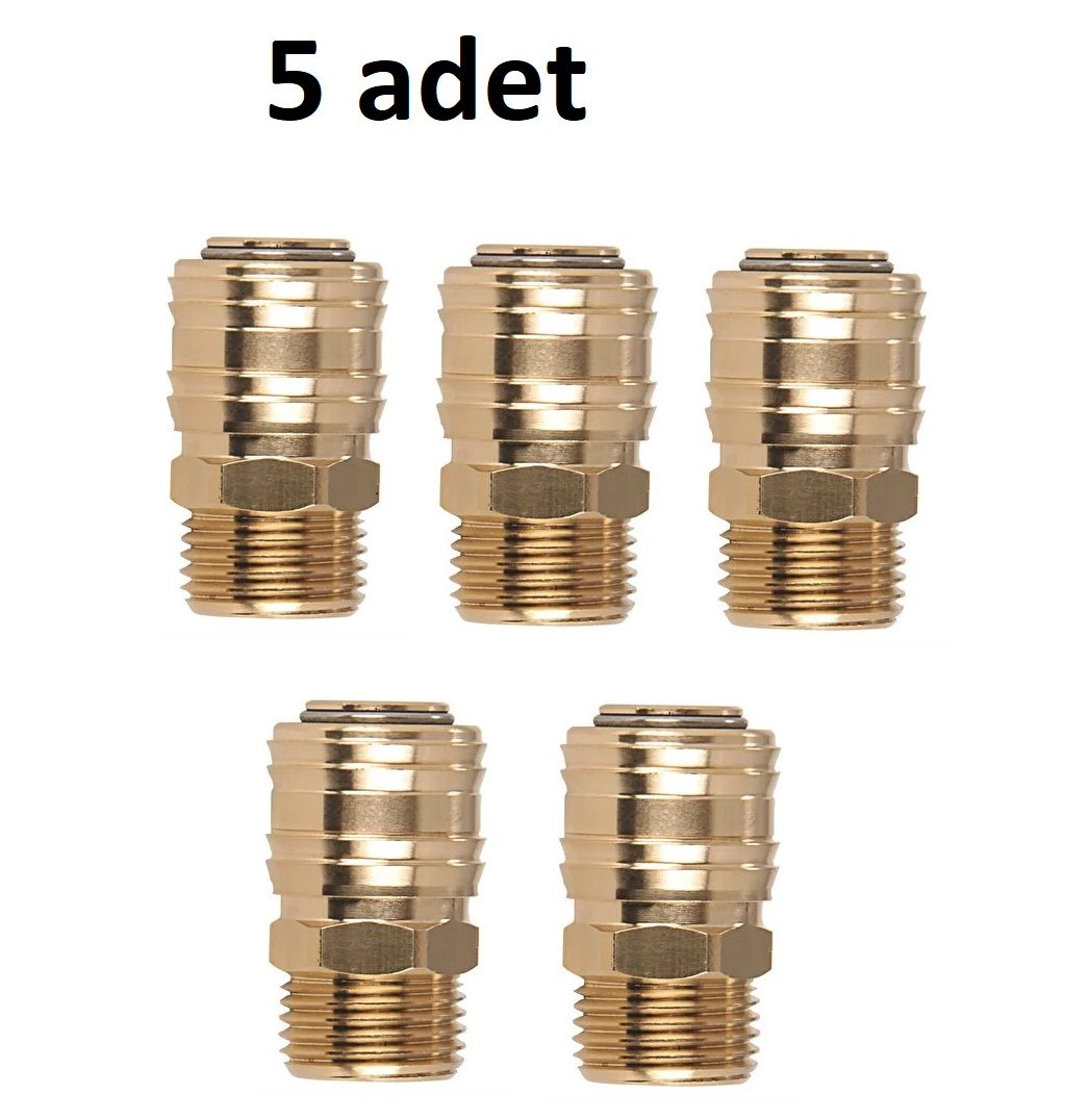 Kompresör Hava Uçları 1/2 Erkek Stoper - Ht-1088 Kompresör Hava Uçları 1/2 Erkek Stoper Kompresör Kaplin