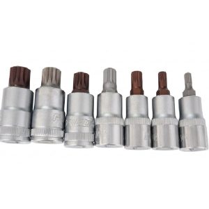 Rico 1/2 Kısa Lokmalı M Diş Yıldız Lokma Bits Torx Takımı