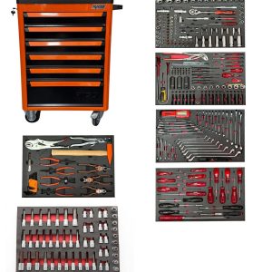 Rico 338 Parça Dolu Takım Arabası 6 Çekmeceli Yeni Model