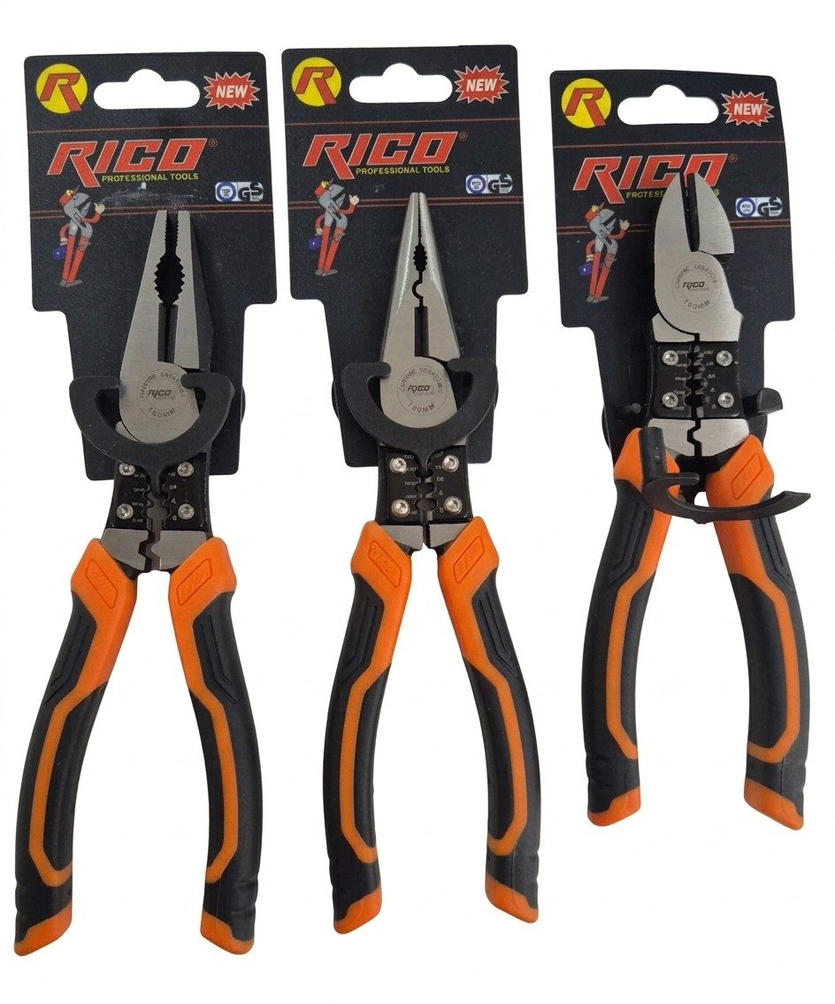 Rico Multi Pense Seti Çok Fonksiyonlu - 0303180 Rico Multi Pense Seti Çok Fonksiyonlu Pense Kargaburun Yan Keski