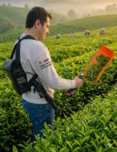 Rico Şarjlı Çay Yaprak Kesme Toplama Makinesi